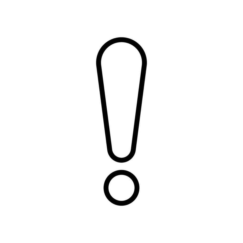 exclamation icon vector design template