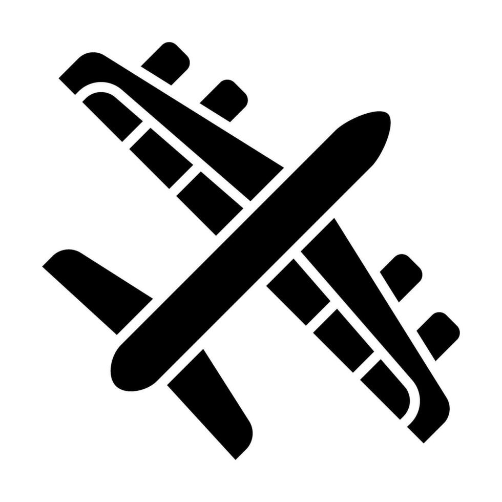 Air Transportation Vector Glyph Icon For Personal And Commercial Use.