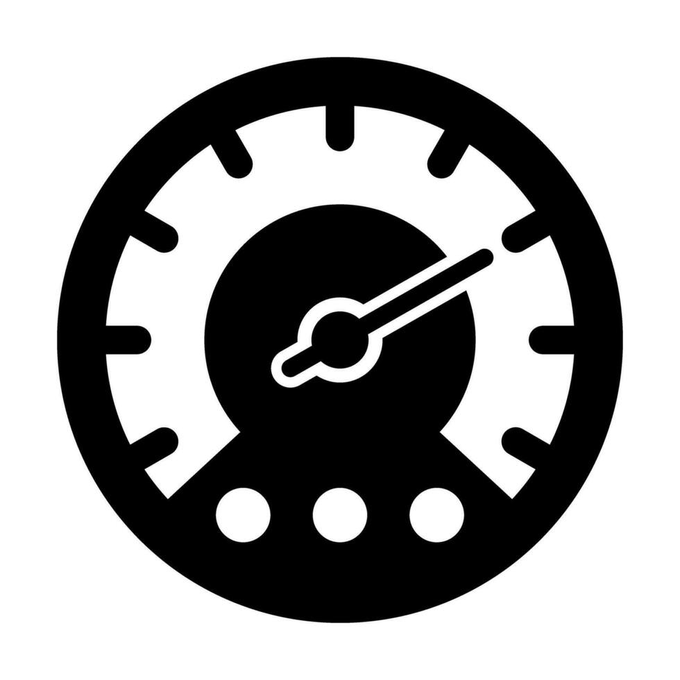 Gauge Vector Glyph Icon For Personal And Commercial Use.