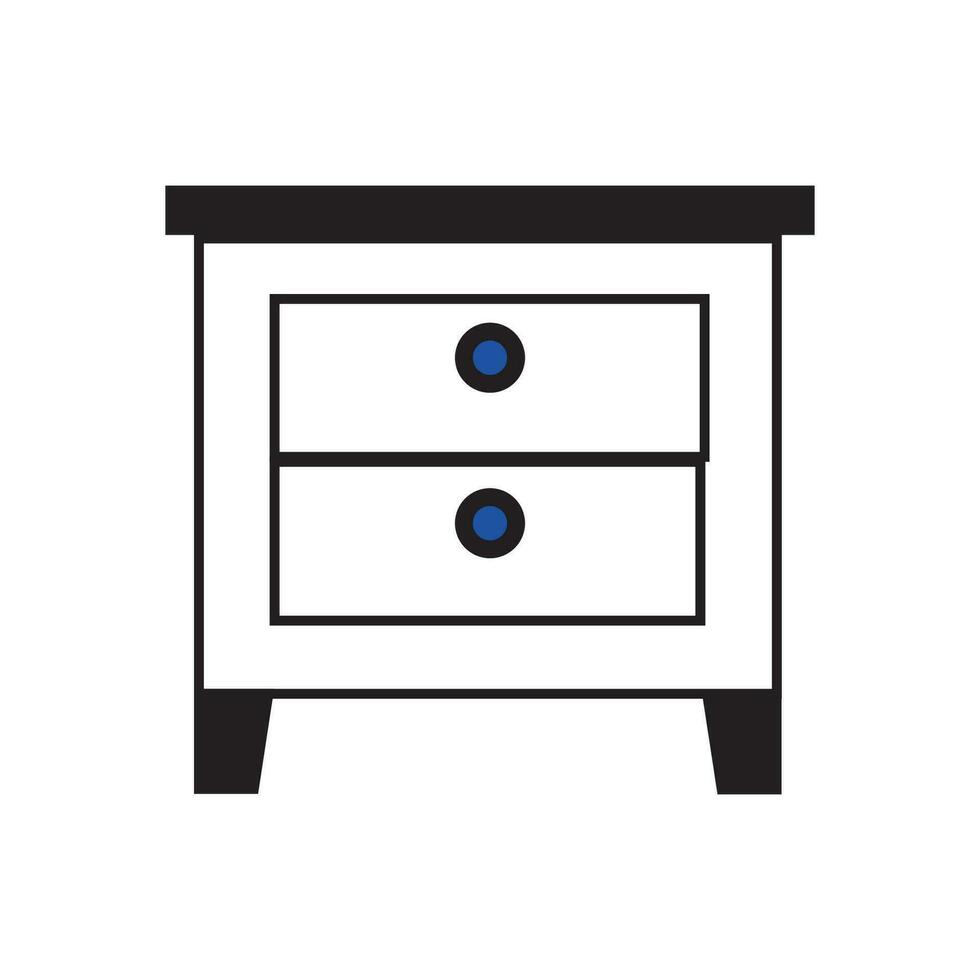 cartoon  illustration of a box table vector