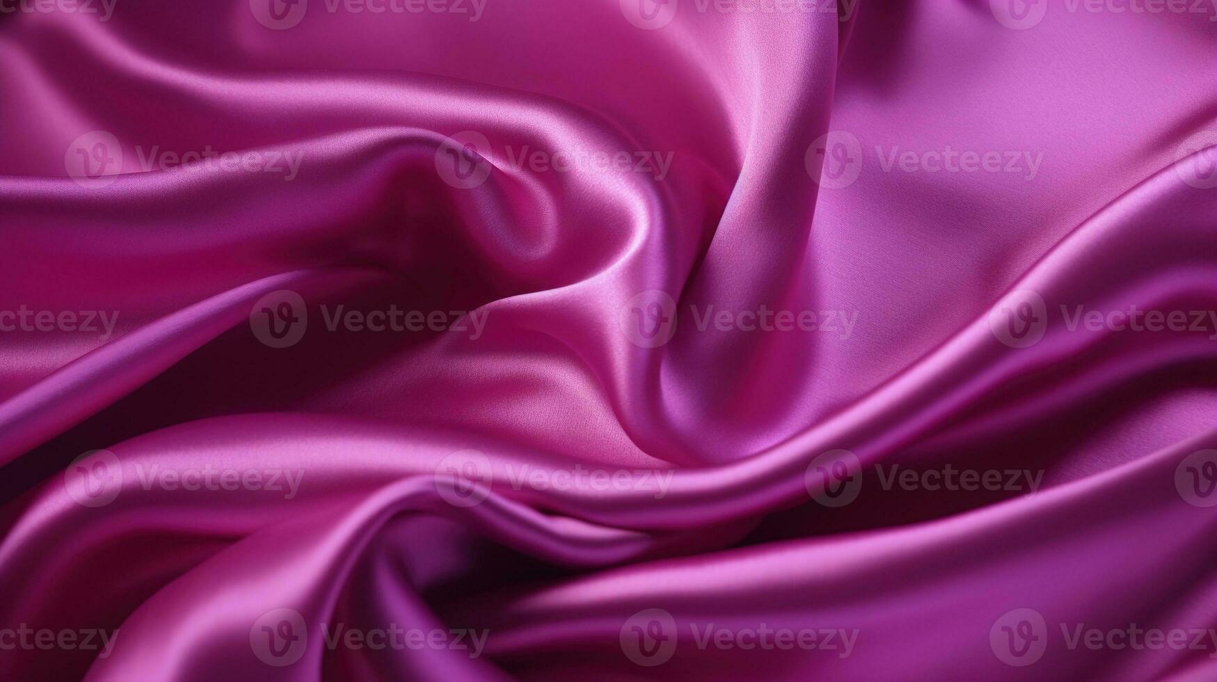 púrpura seda antecedentes. textura de estropeado satín tela color de el año. ai generado foto