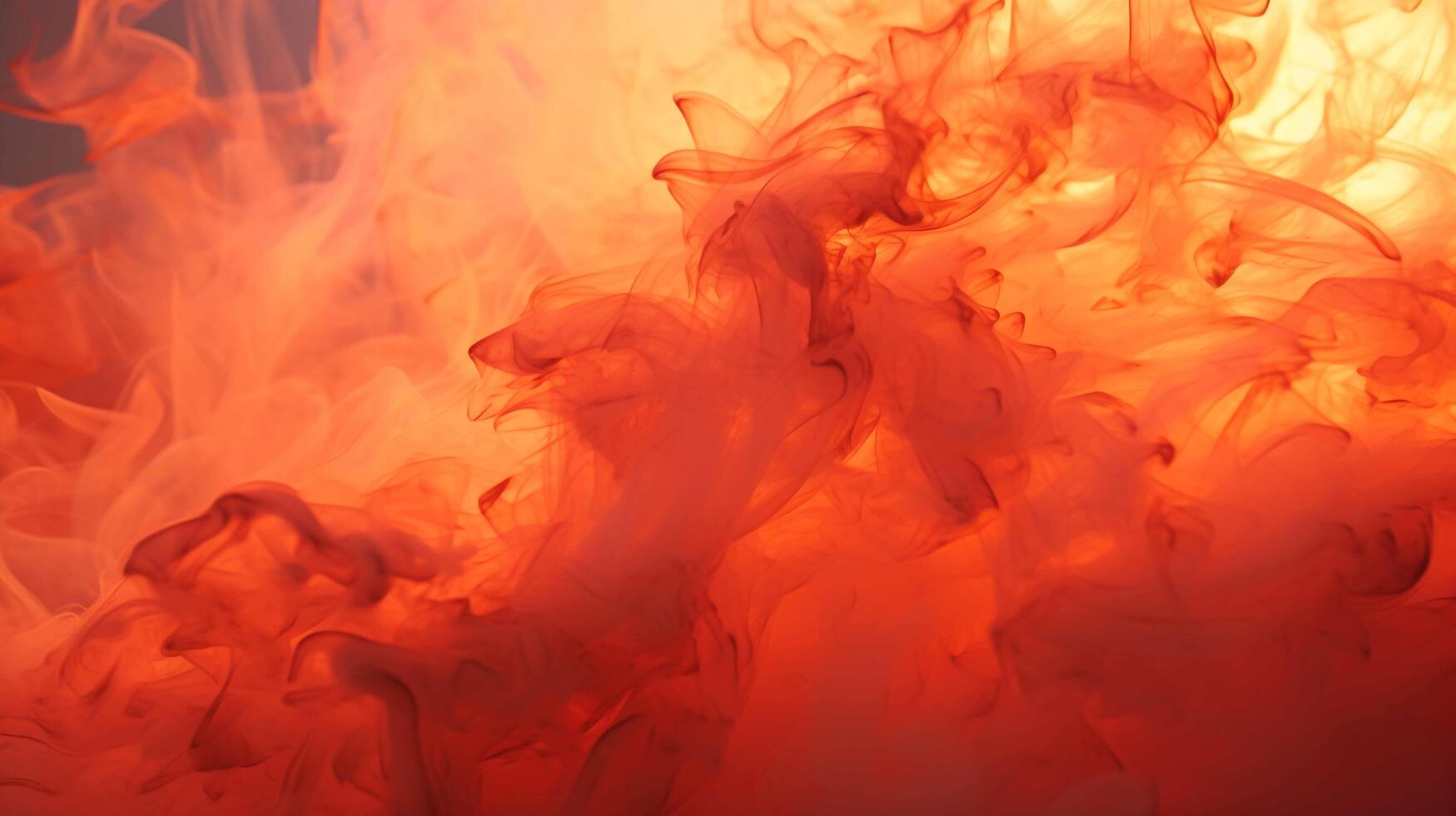 smoke billowing and intertwining to form abstract shapes and patterns, photo