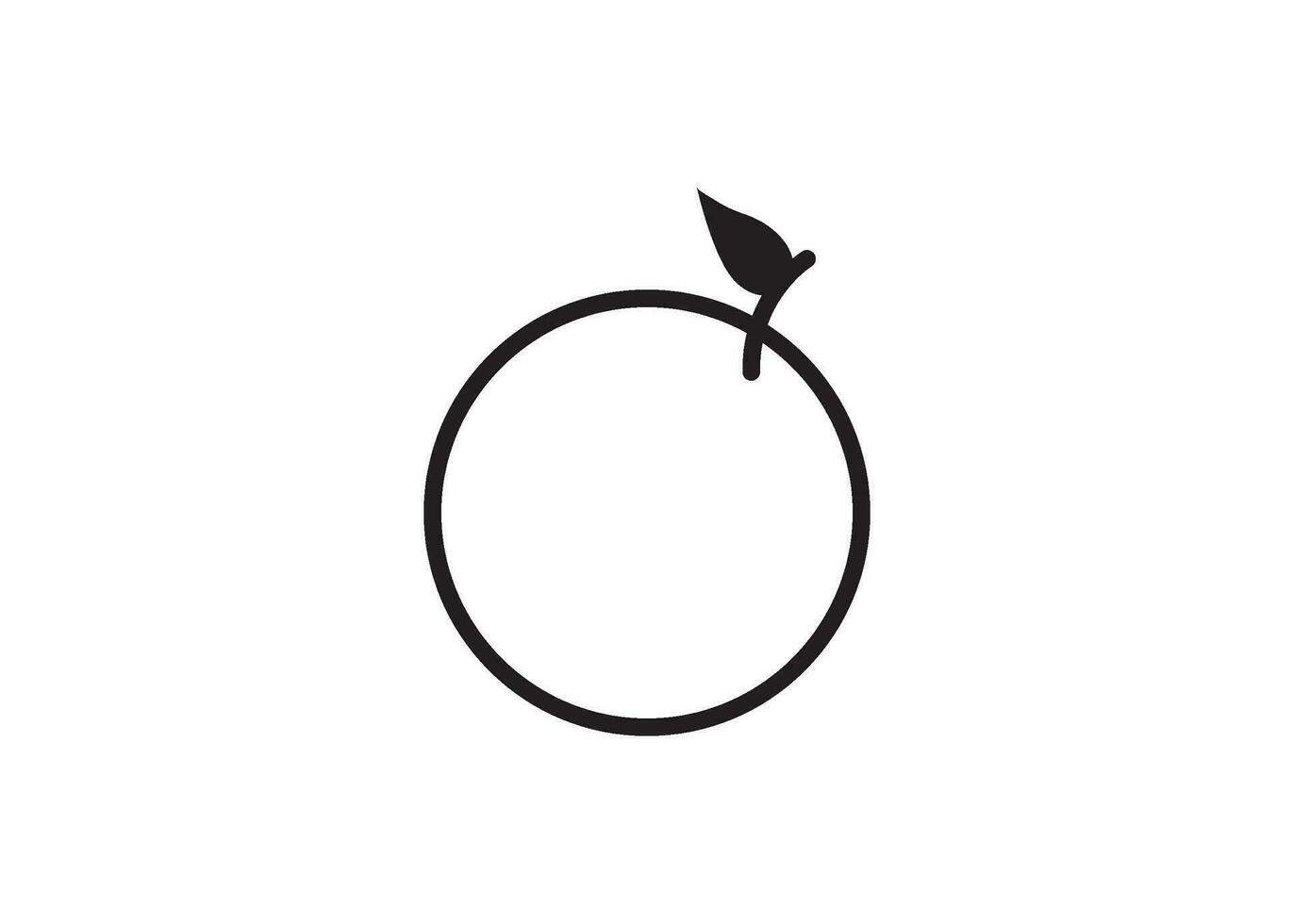 orange icon design template vector