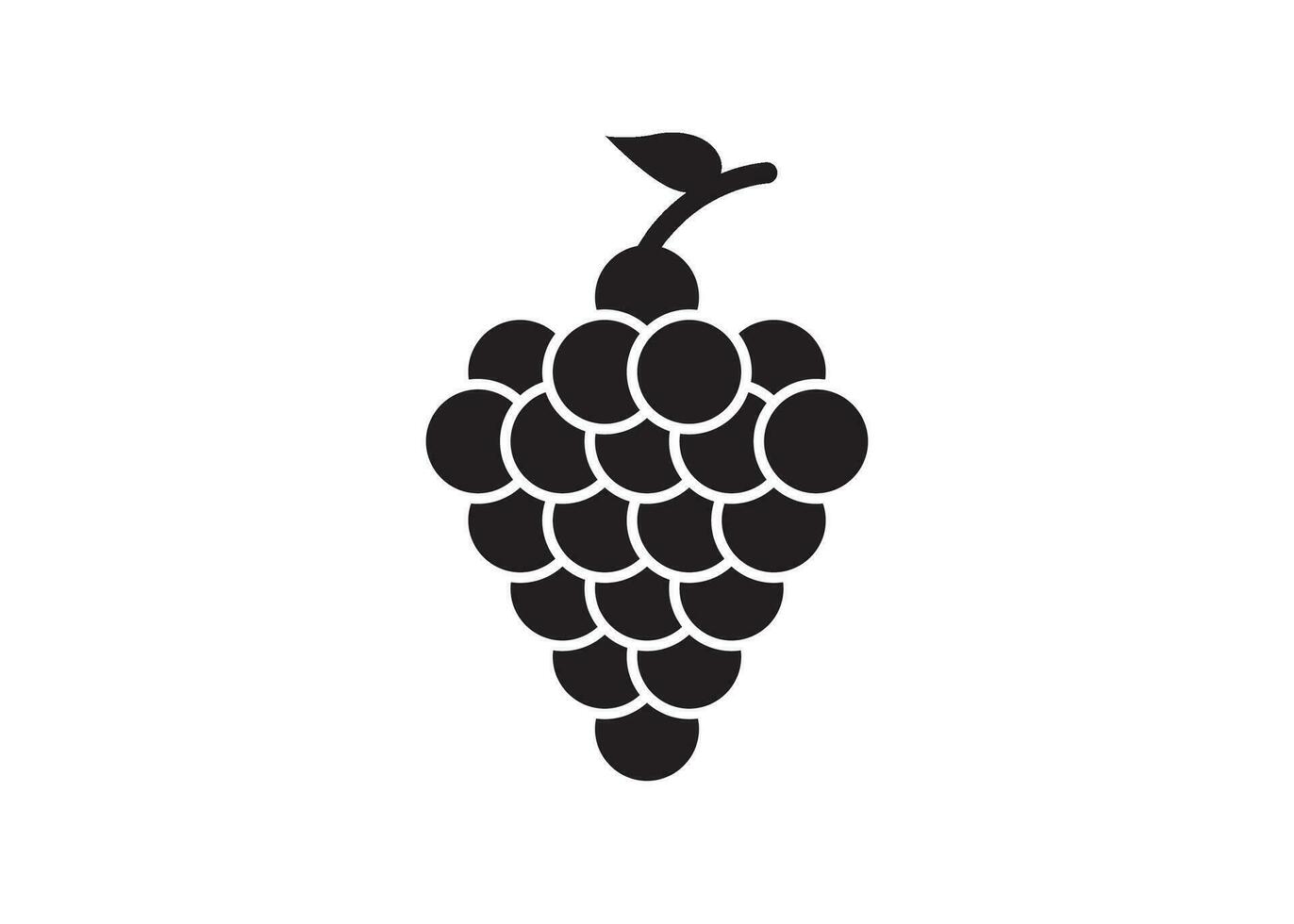 grape icon design template vector isolated