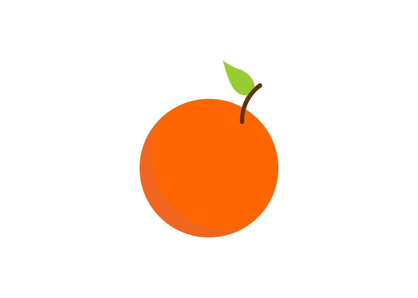 orange icon design template vector