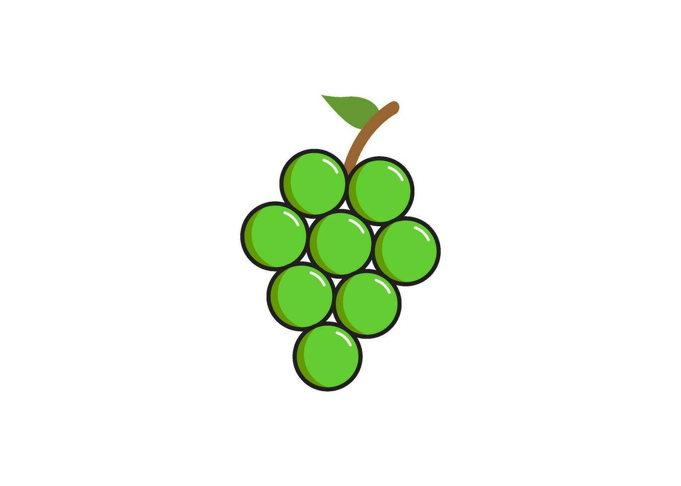 grape icon design template vector isolated