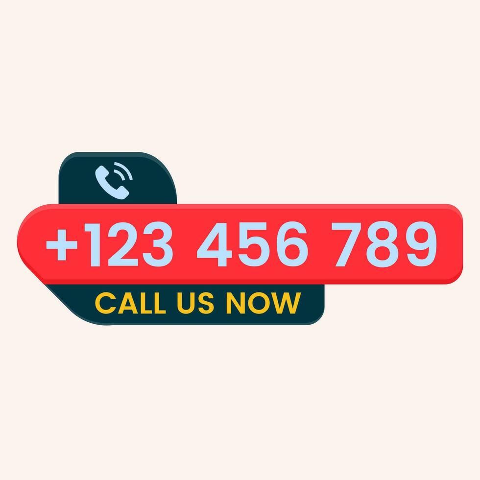 call us now button vector