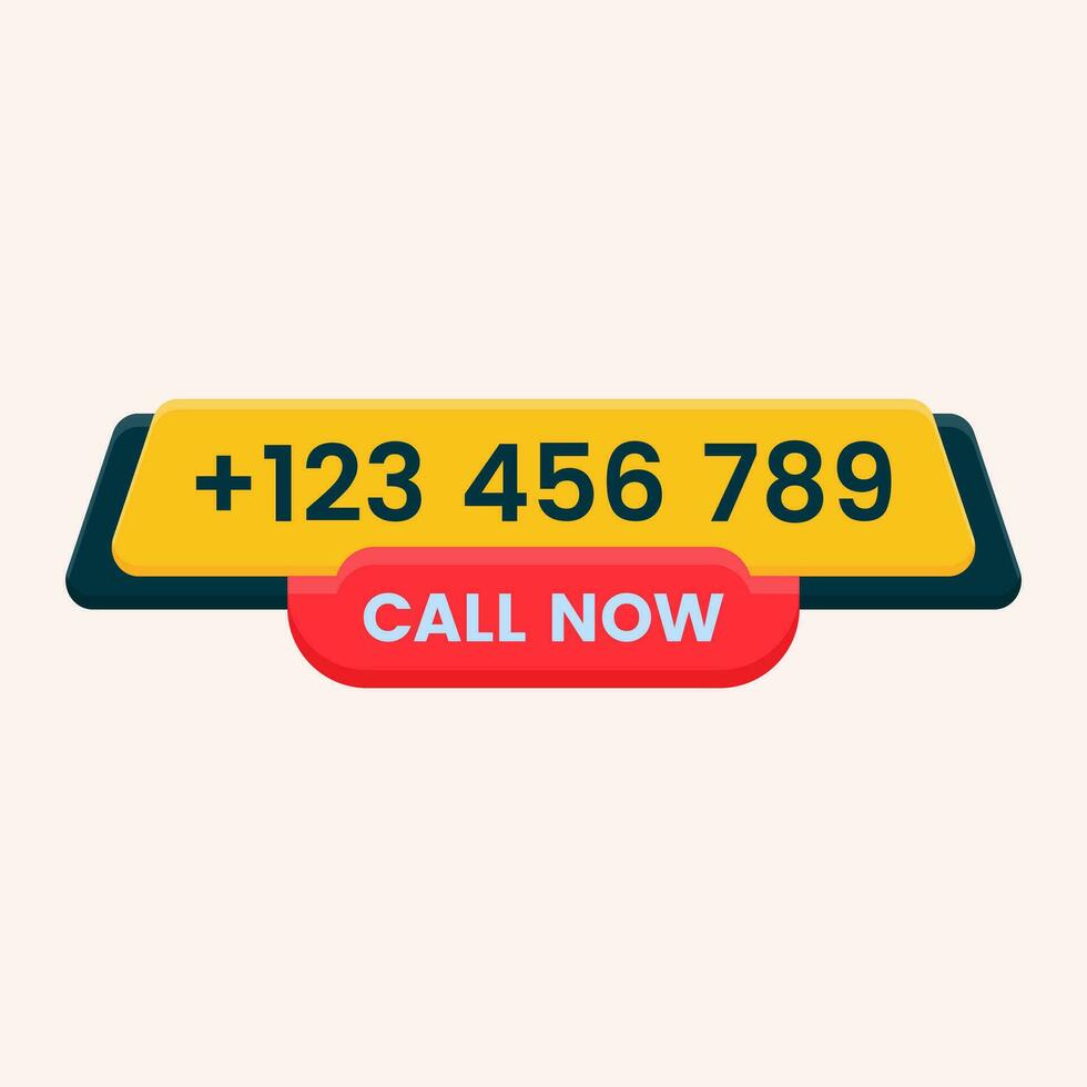 call now button vector