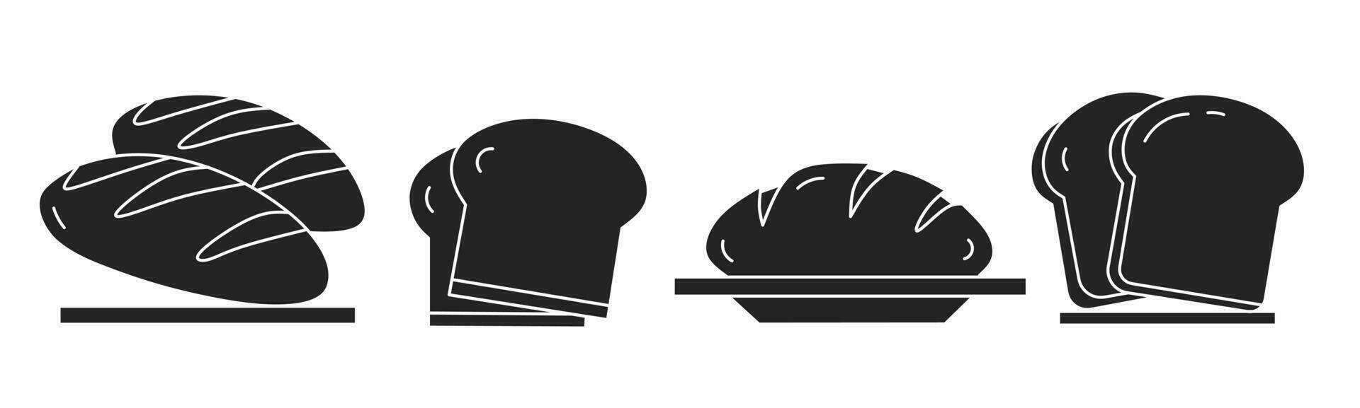 Set of illustrations about beard icon. Stock vector. vector