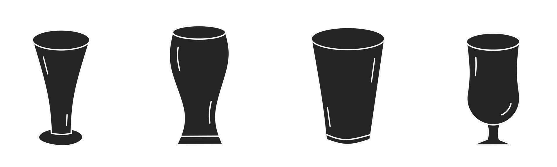 Set of illustrations about cup icon. Stock vector. vector