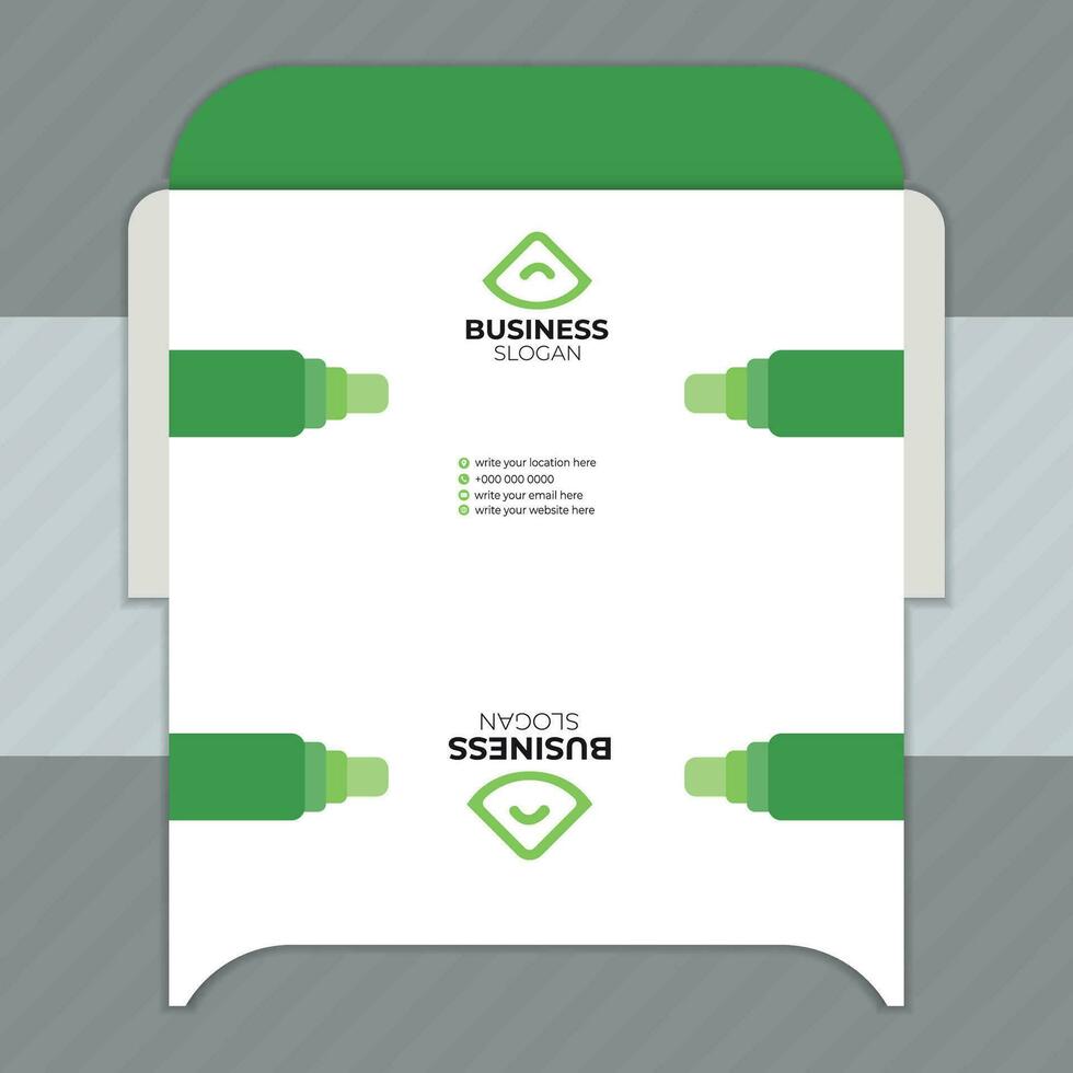 Professional Envelope Design template vector
