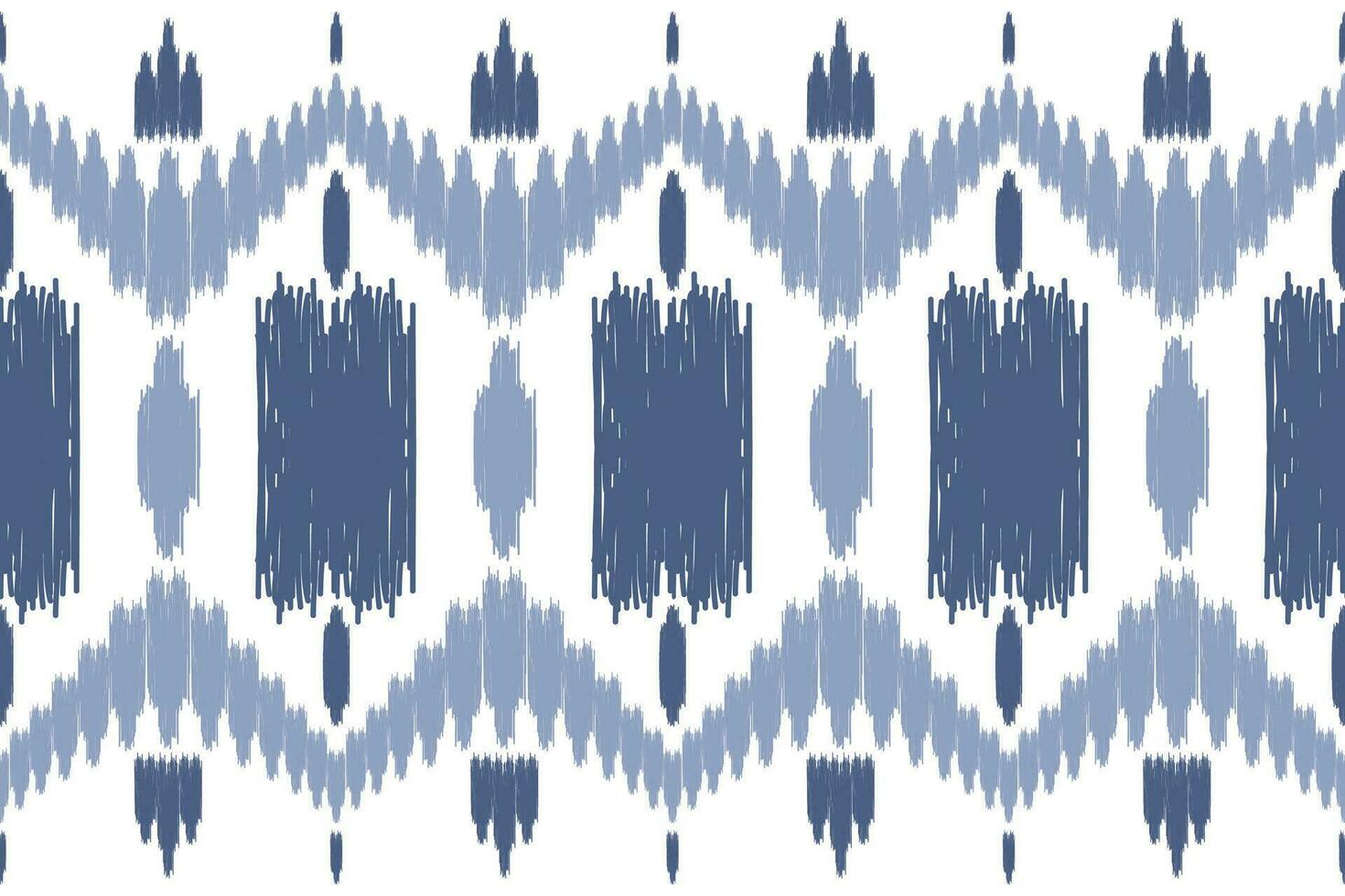 Uzbek ikat pattern and fabric in Uzbekistan. Abstract background for wallpaper, textures, textile, wrapping paper, cloth vector