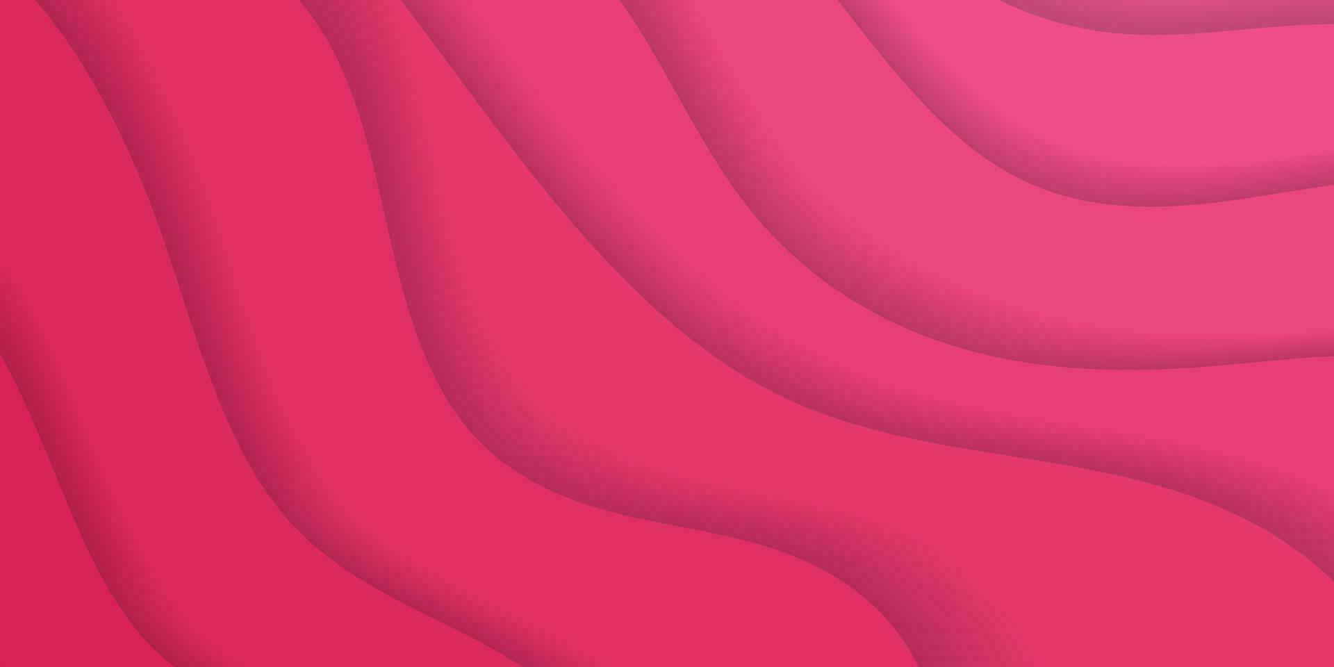 Red to Pink Paper cutout gradient background. Vector Illustration. EPS 10