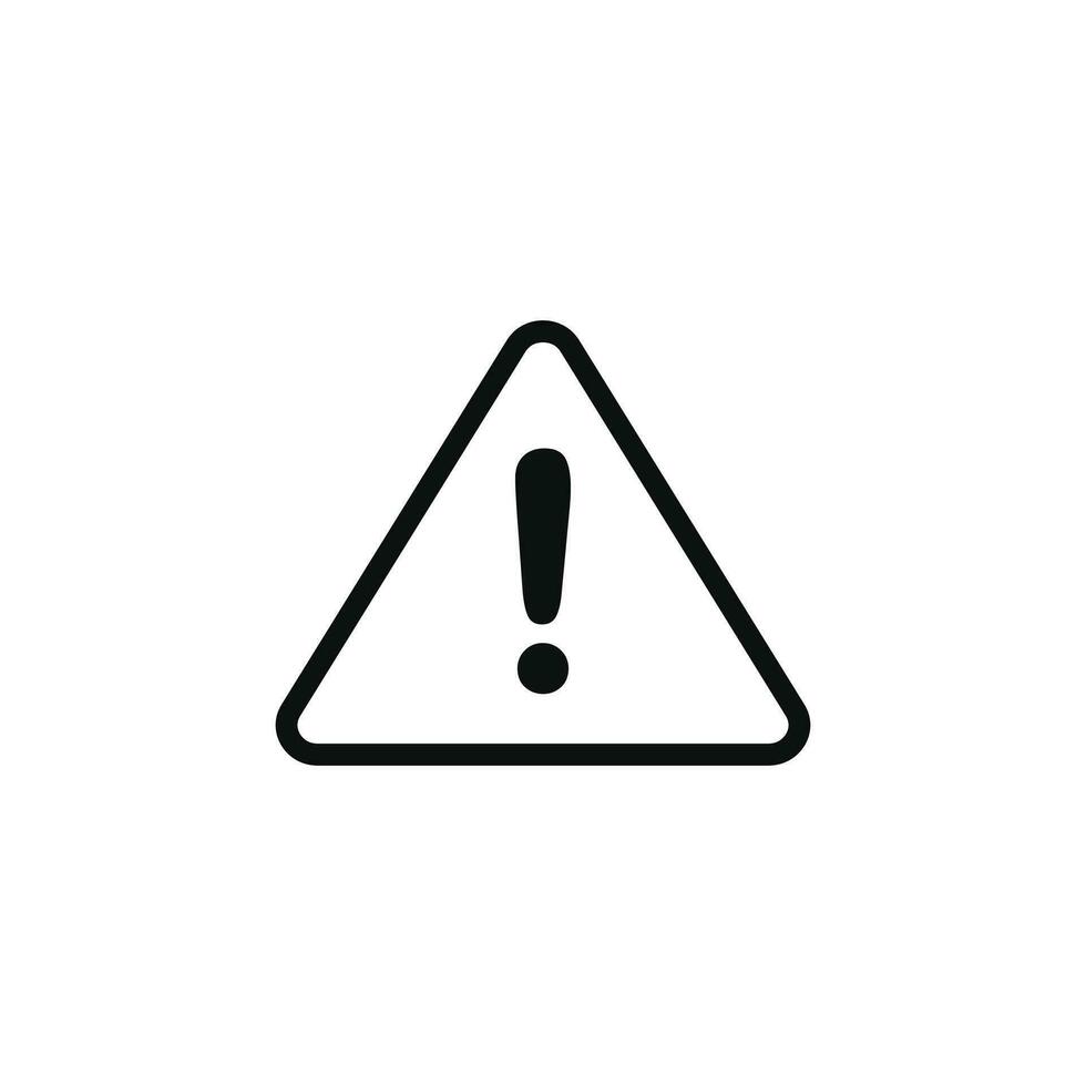 Attention warning exclamation symbol design vector