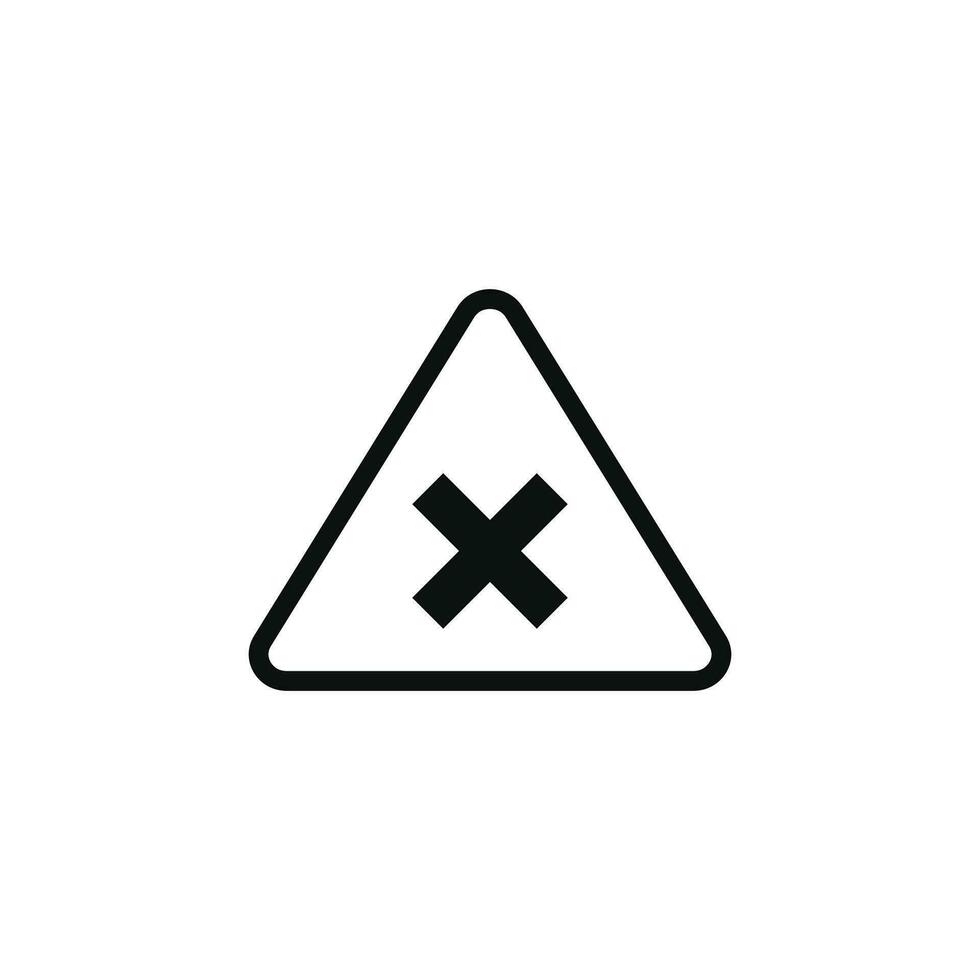 Irritant hazard caution warning symbol design vector 26231517