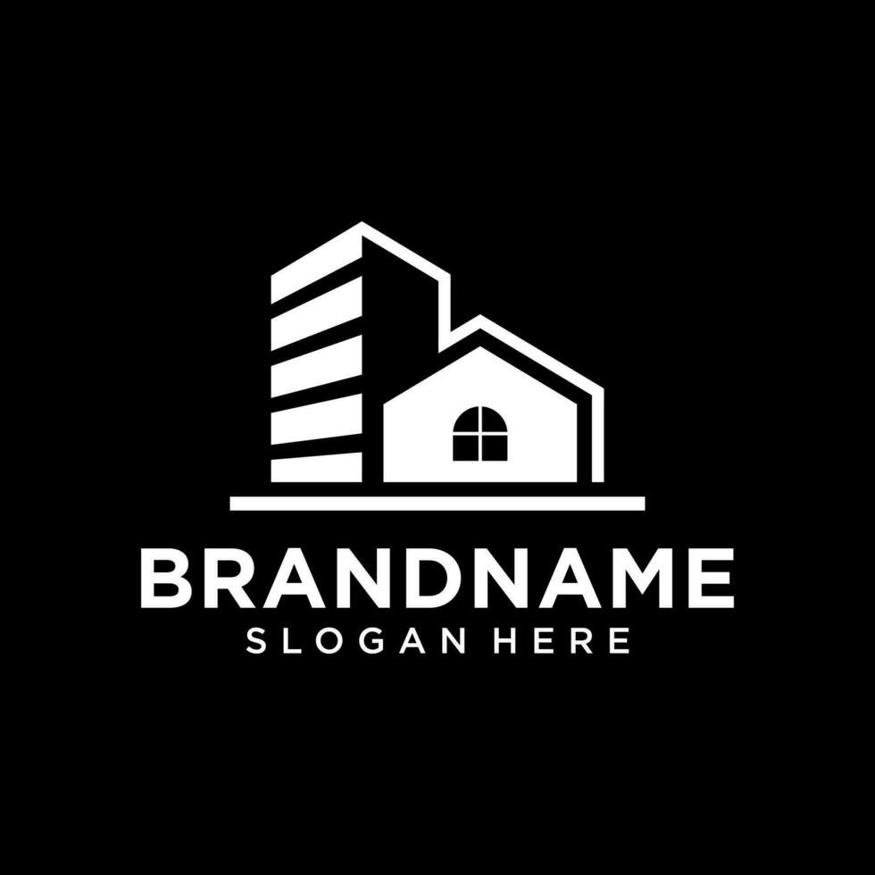 Garage building logo design, vector illustration