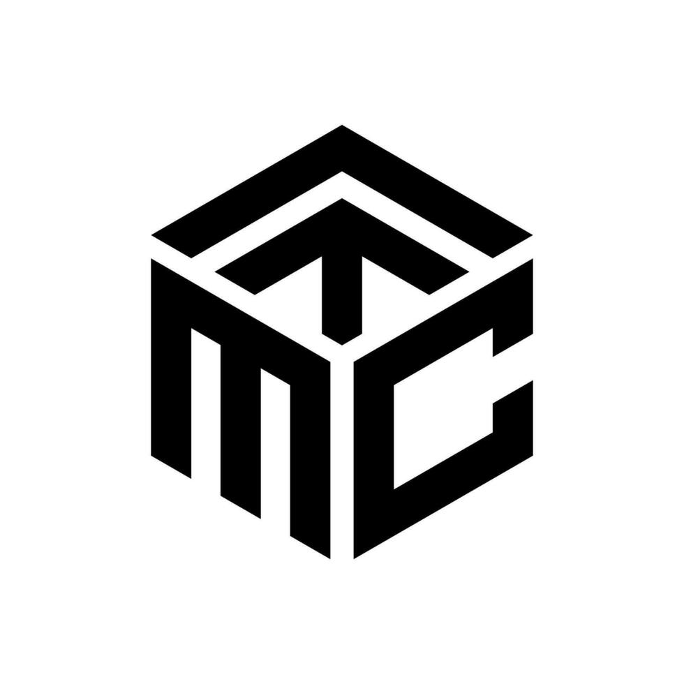 cm o mc letra logo diseño inspiración vector