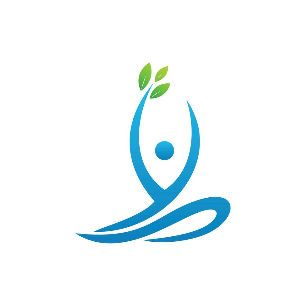 woman yoga logo design inspiration vector
