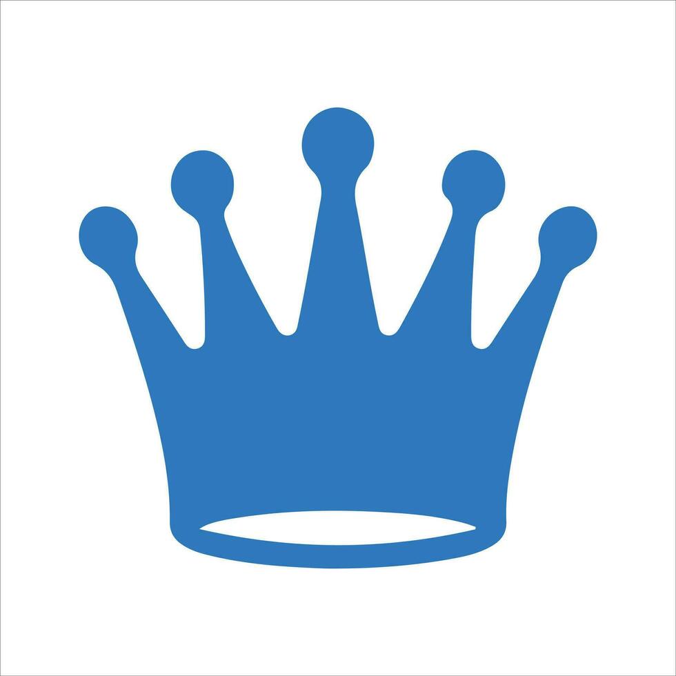 Crown icon. Vector and glyph