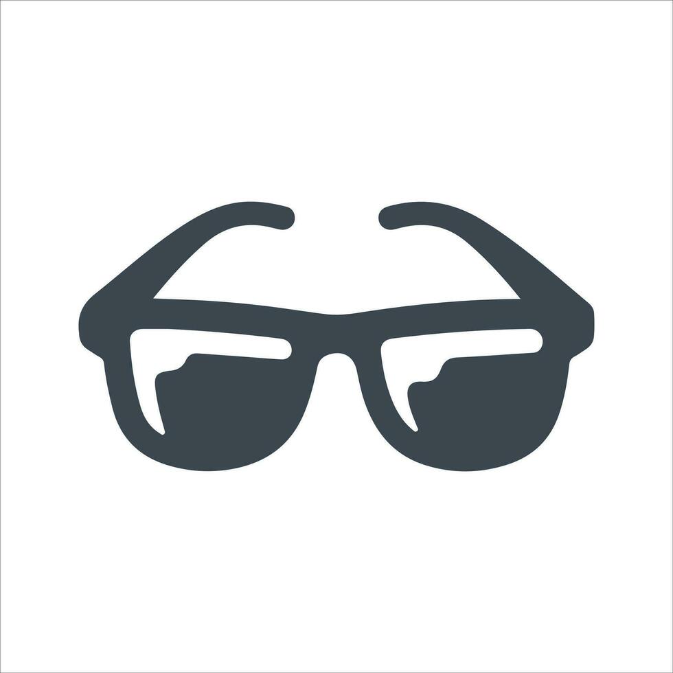 Sunglasses icon. Vector and glyph