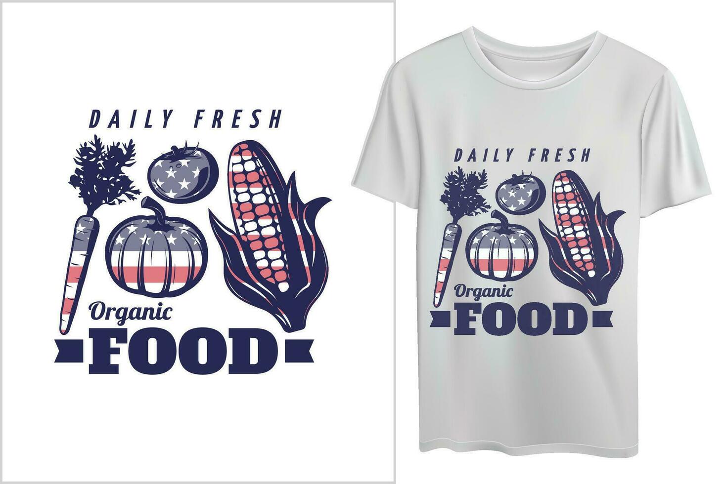 American farm logo design for T Shirts vector