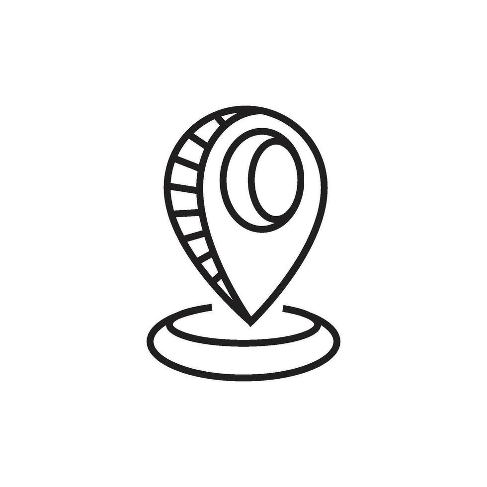 Location point vector icon design