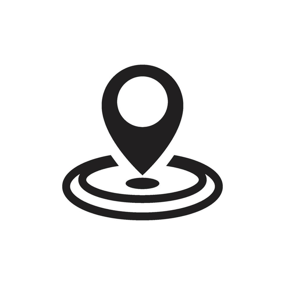 Location point vector icon design