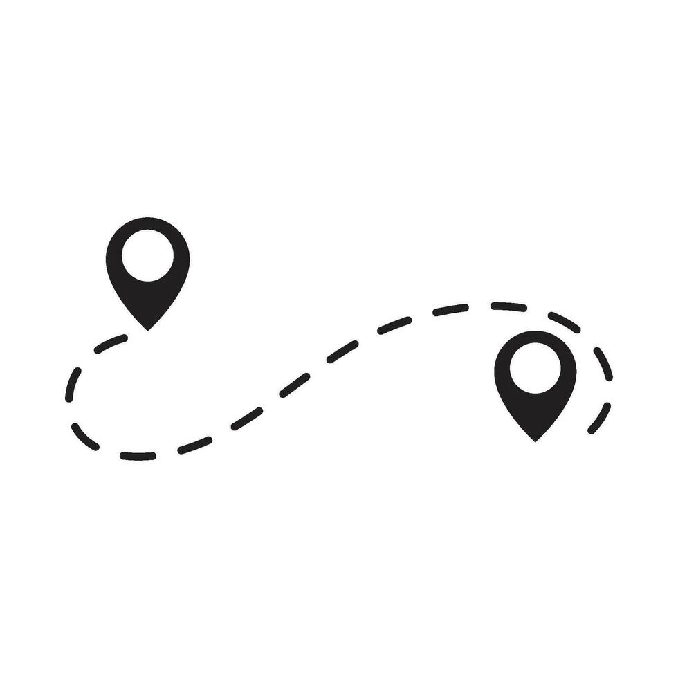 Location point vector icon design