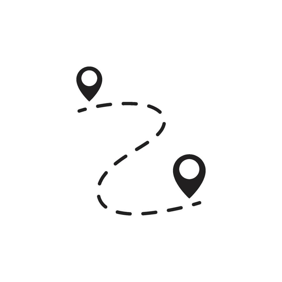 Location point vector icon design