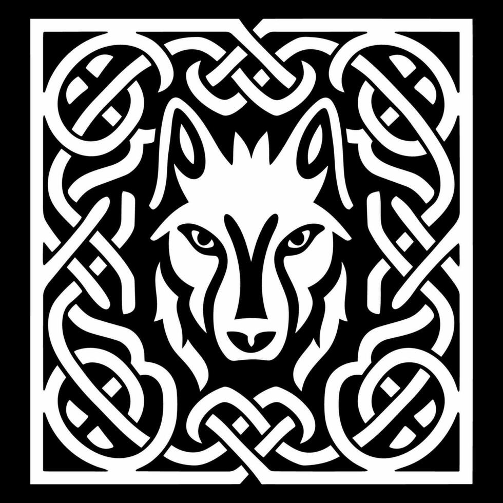 Dog celtic knot 26232799 Vector Art at Vecteezy