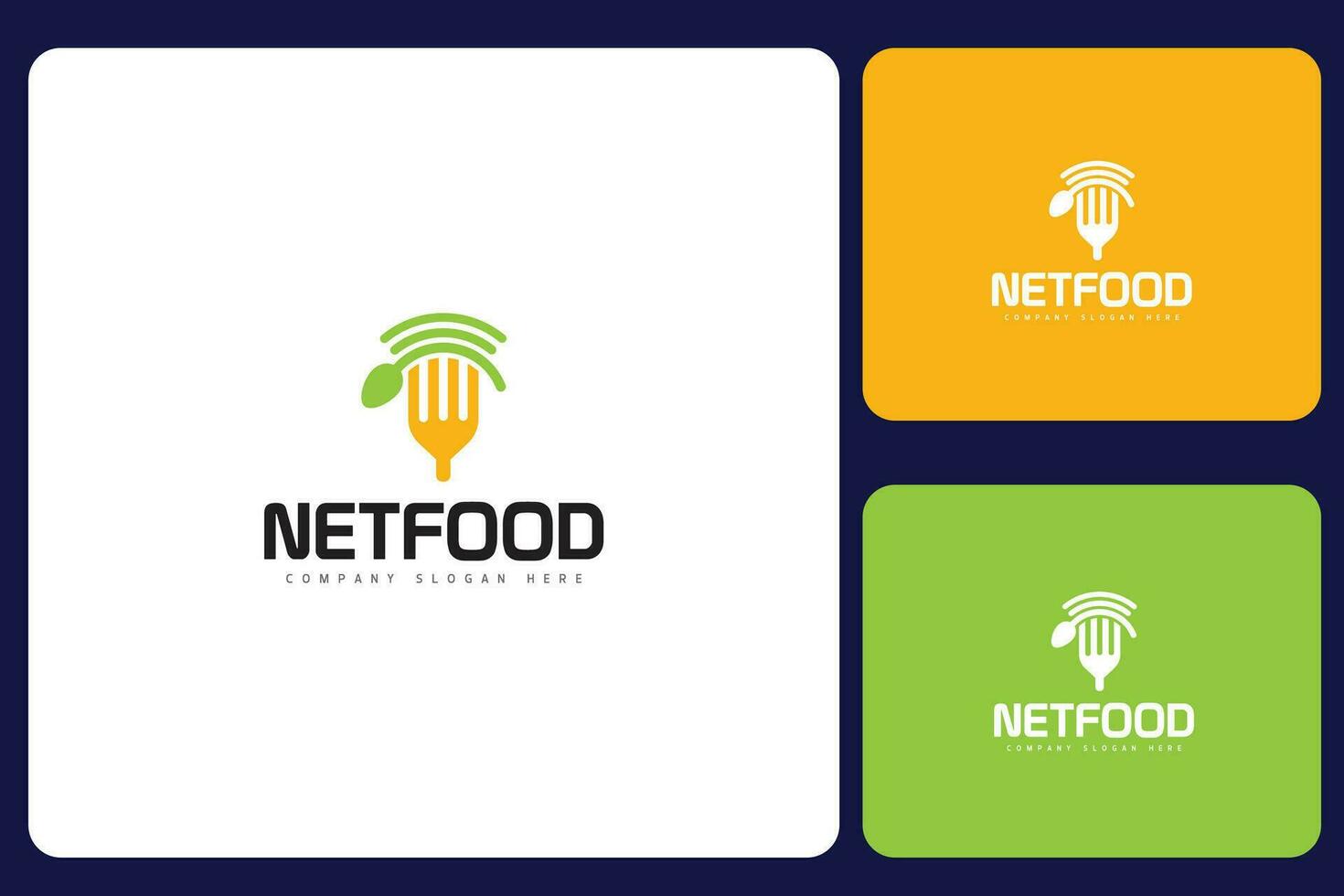 plantilla de diseño de logotipo de comida vector