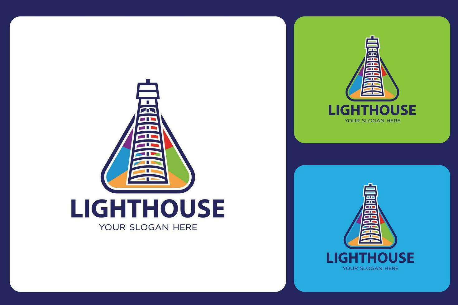 Lighthouse Logo Design Template vector