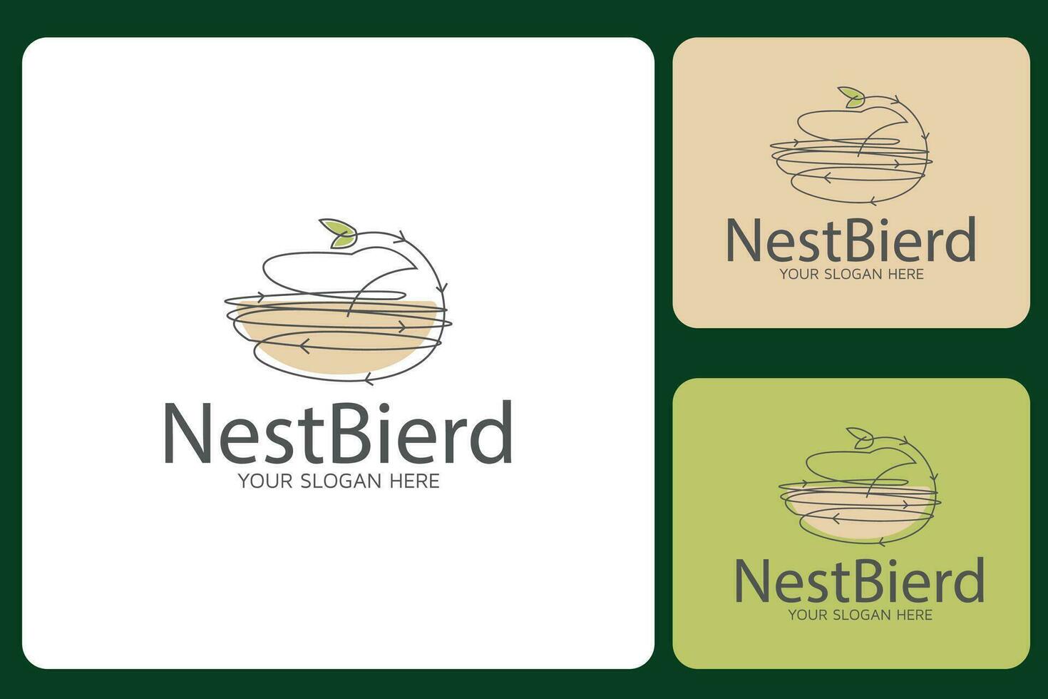 Nest Logo Design Template vector