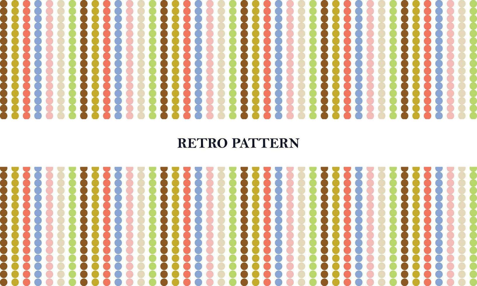 Retro style pattern background concept, texture and poster background vector