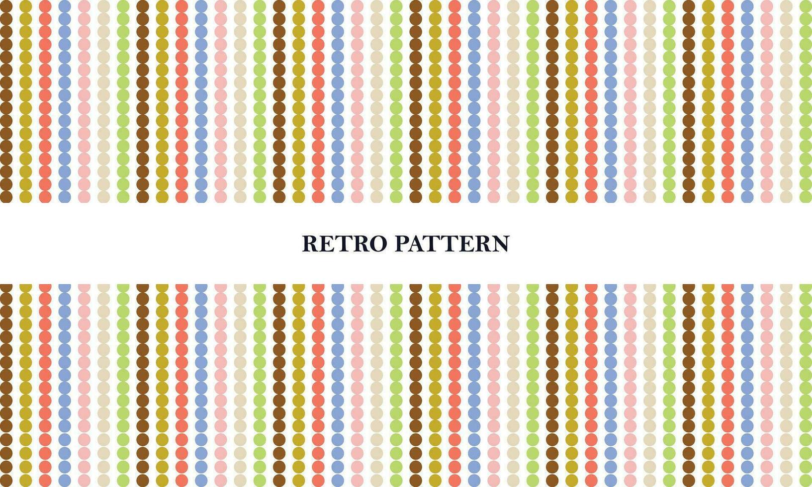 Retro style pattern background concept, texture and poster background vector