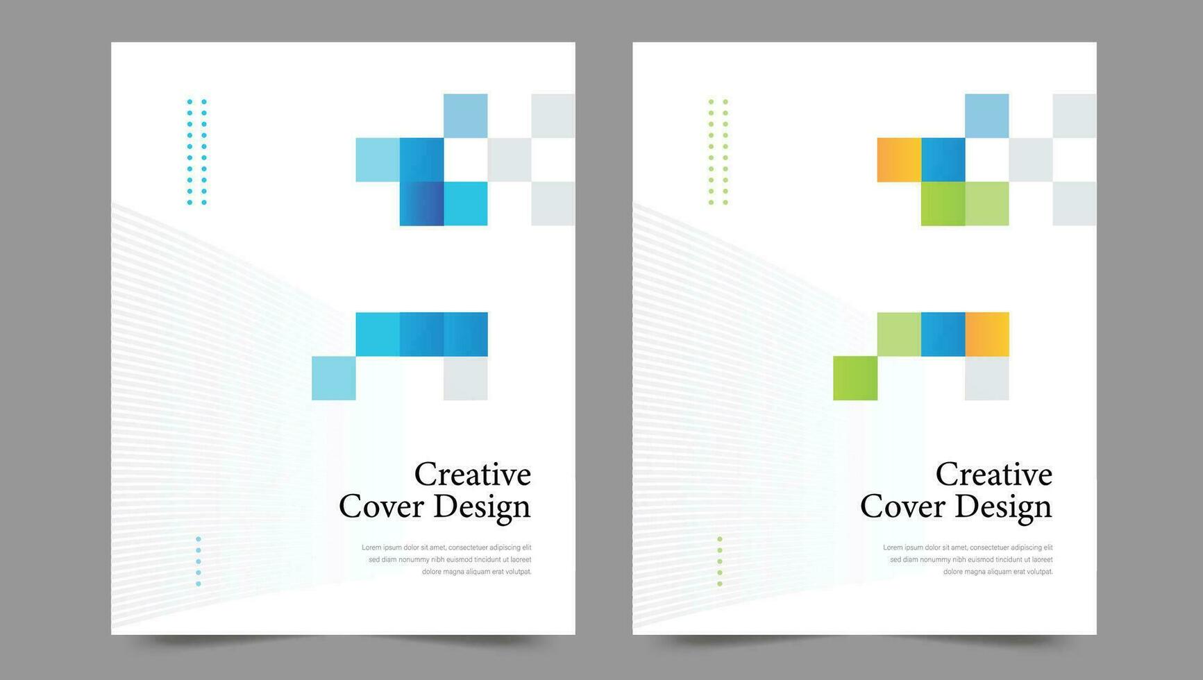 Cover template flyer design vector background