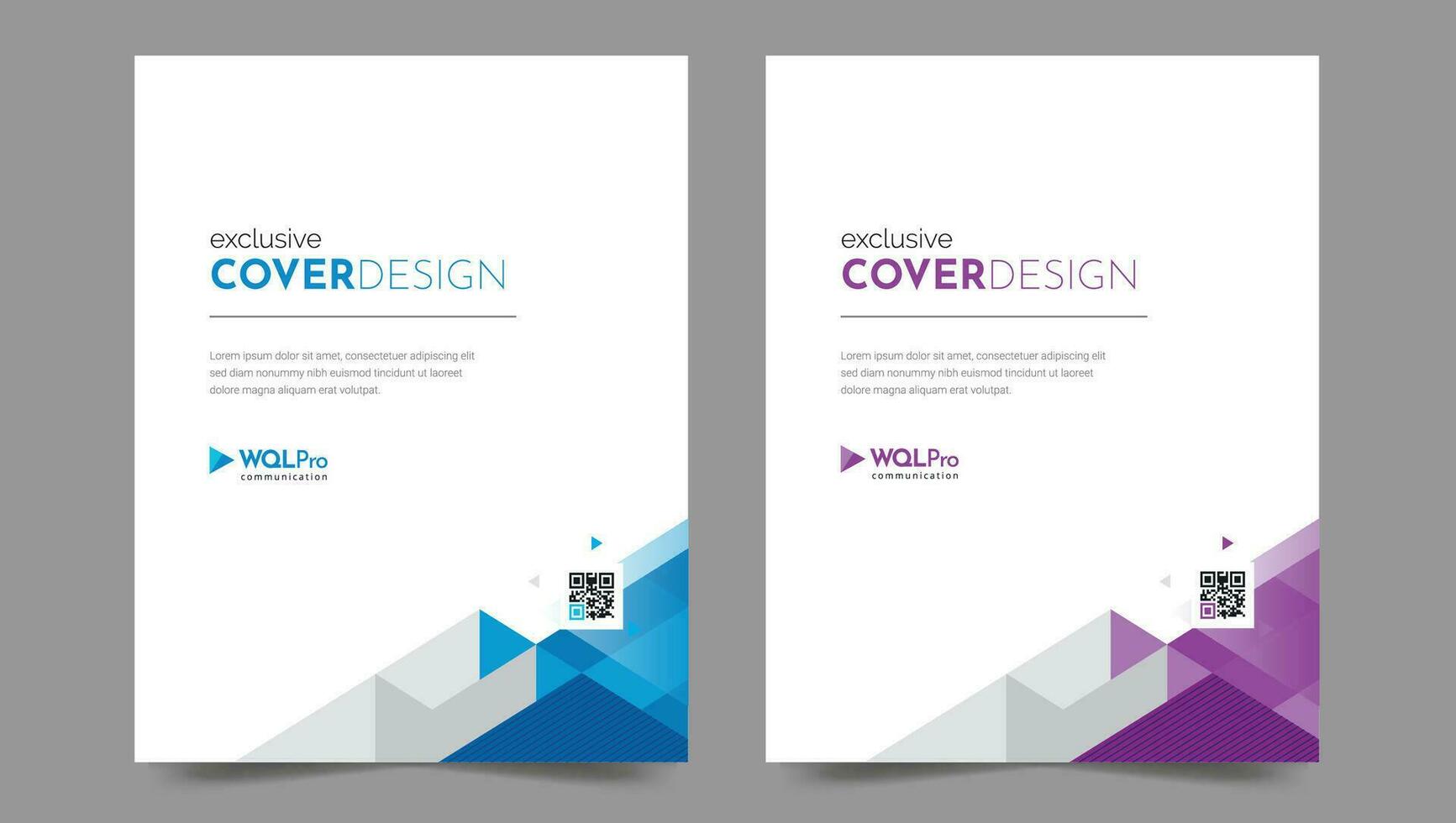 Cover template flyer design vector background