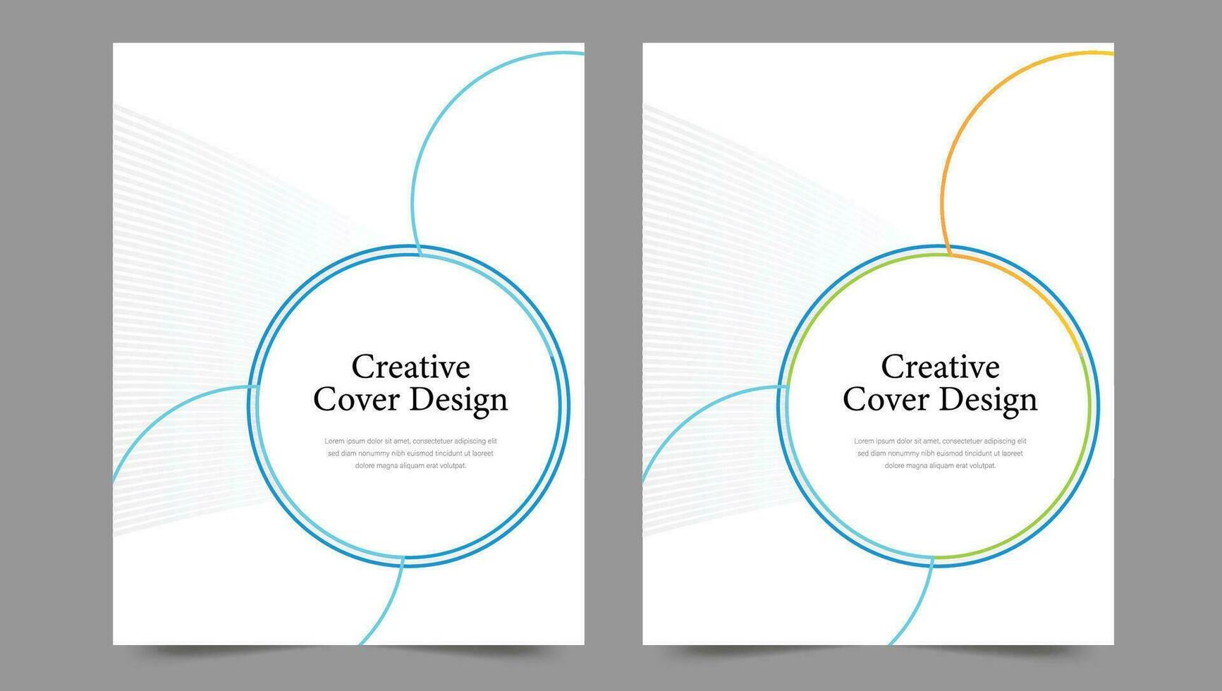 Cover template flyer design vector background