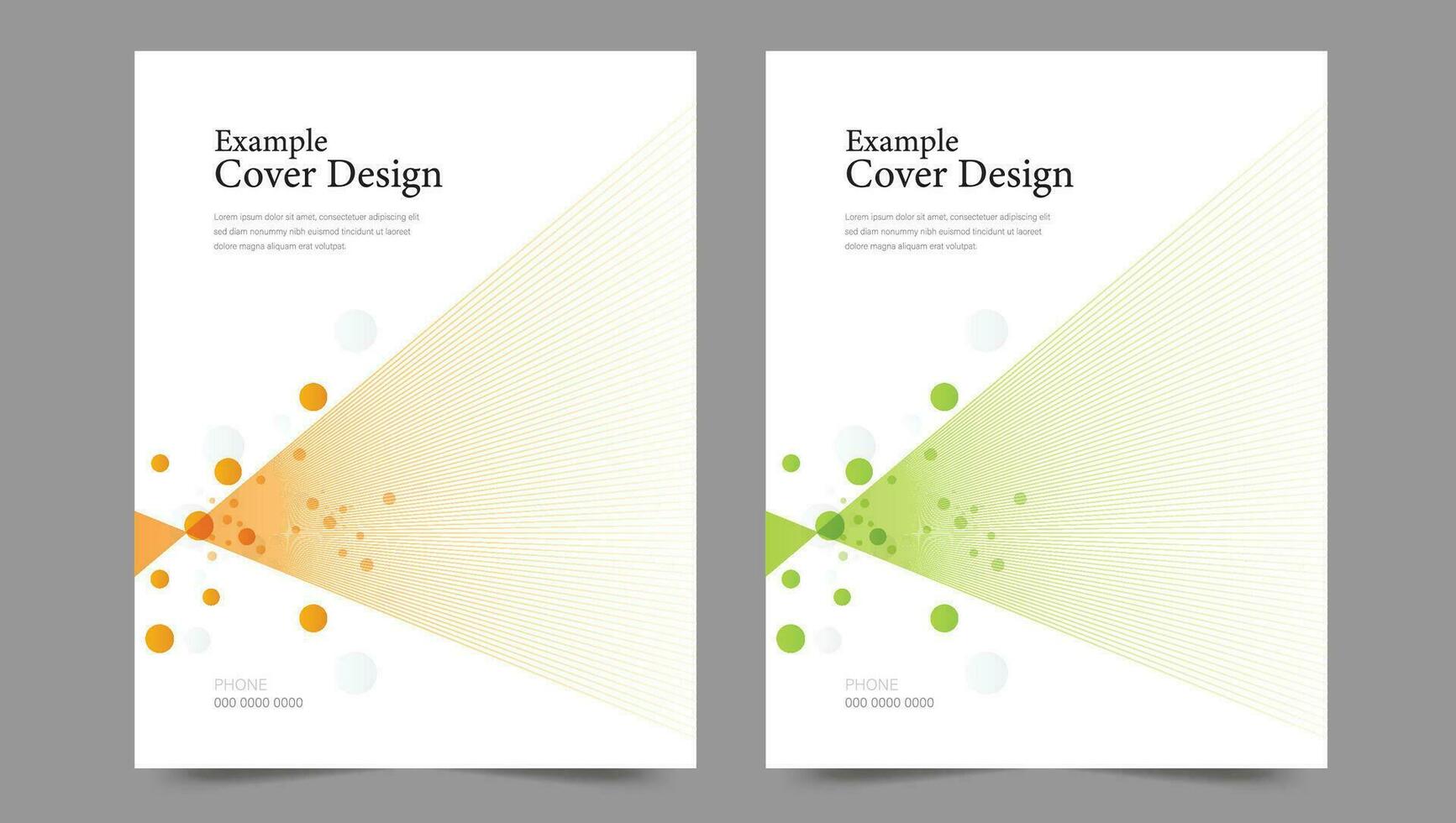 Cover template flyer design vector background