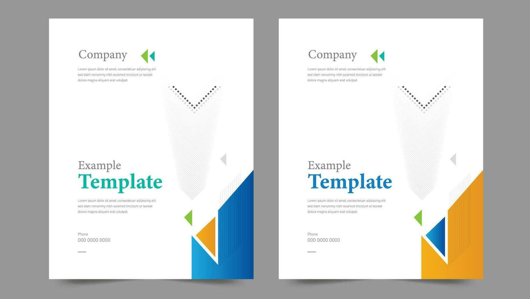 Cover template flyer design vector background