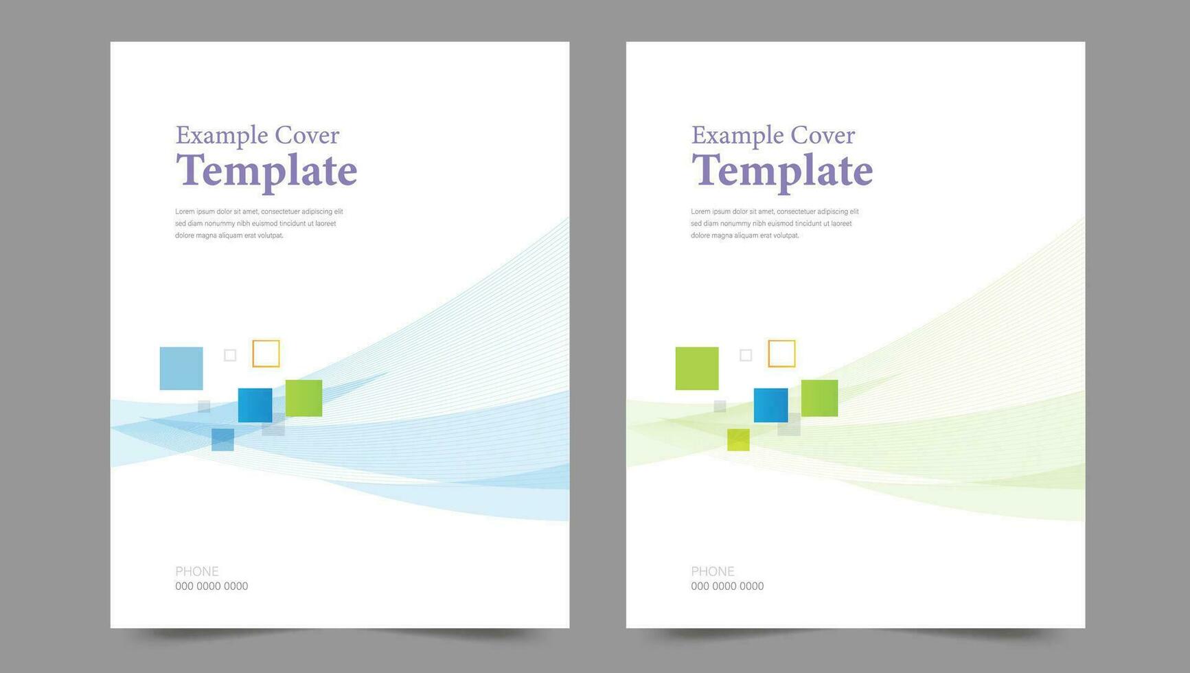 Cover template flyer design vector background