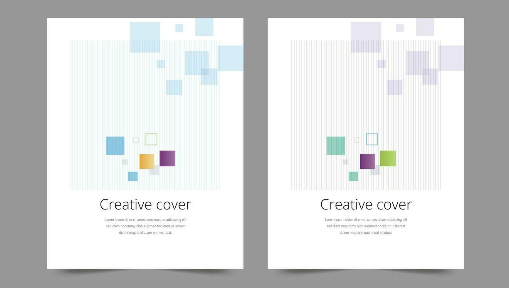Cover template flyer design vector background