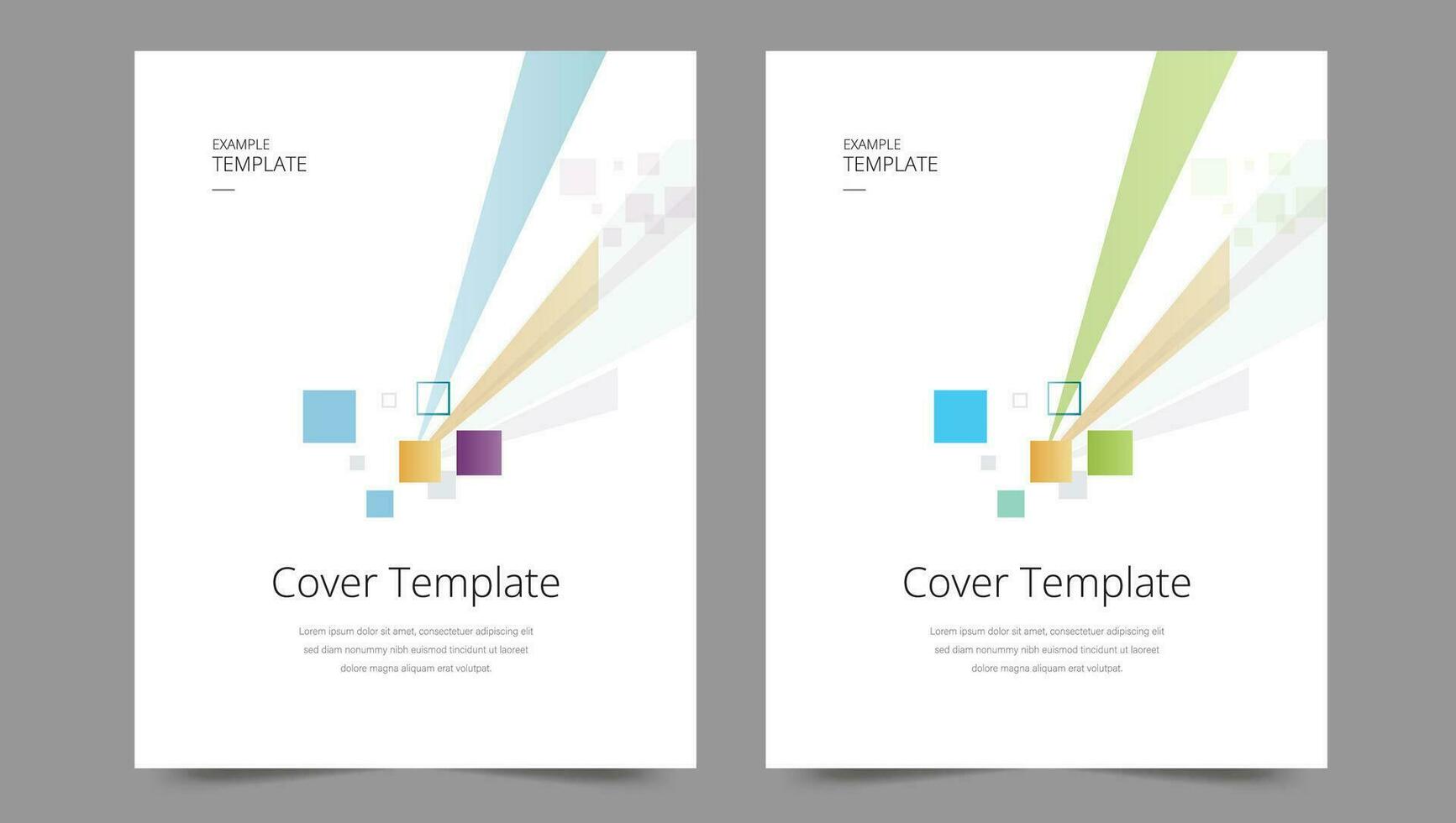 Cover template flyer design vector background