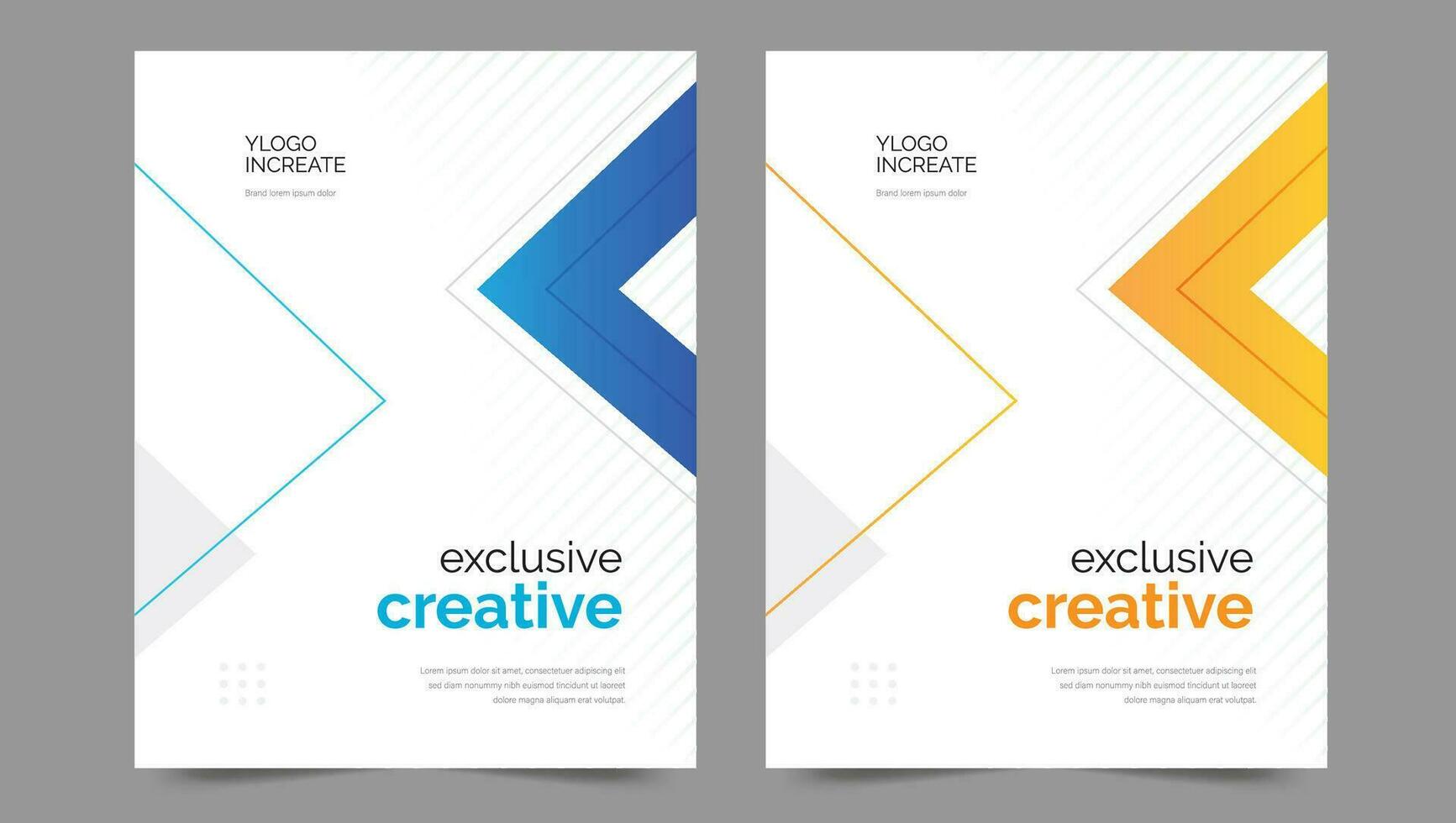 Cover template flyer design vector background