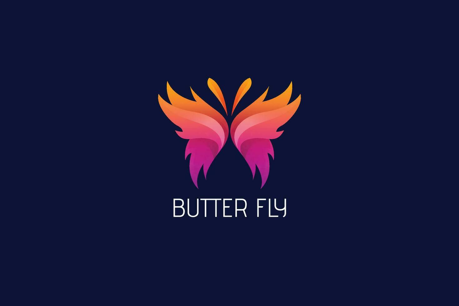 Butterfly Logo Template vector