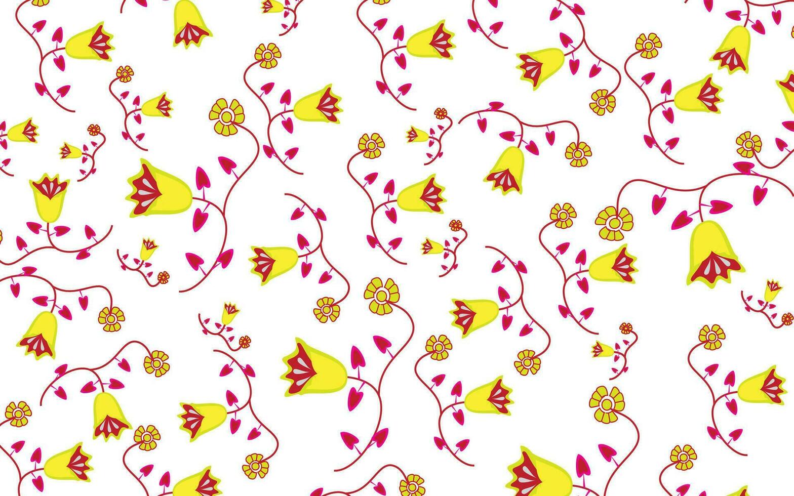 Abstract Pattern background design. Flower vector art