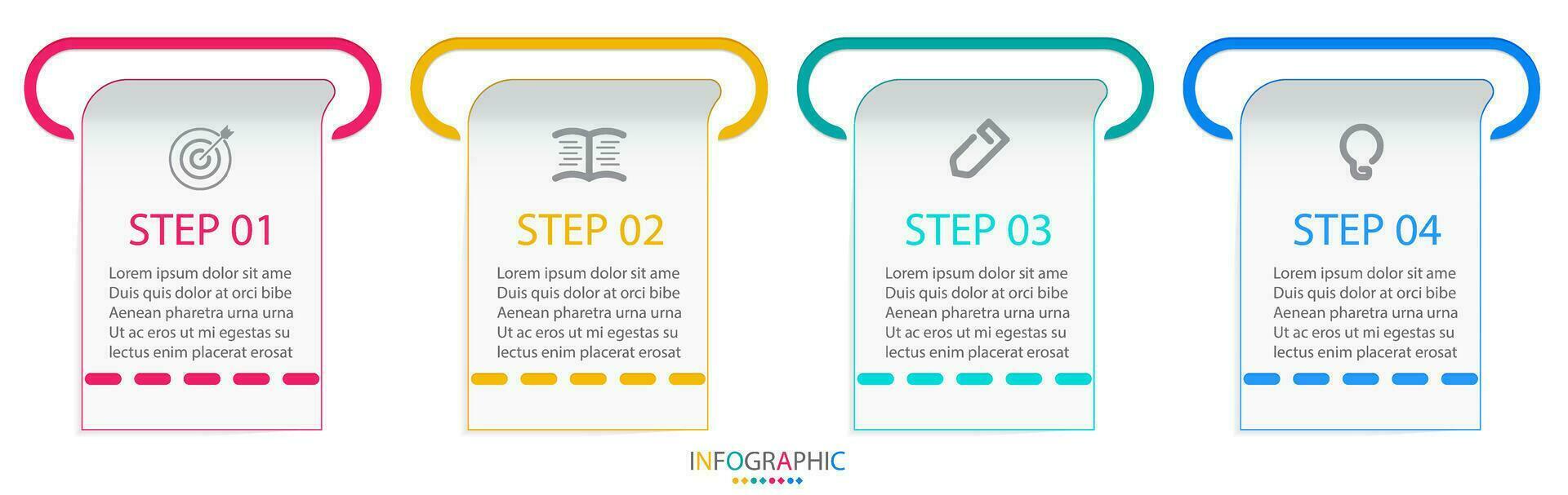 Vector infographic element modern graphic design