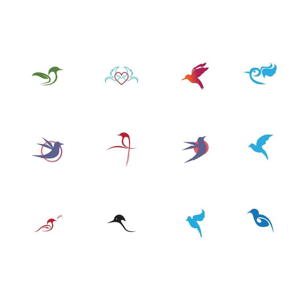 Bird logo images illustration design vector