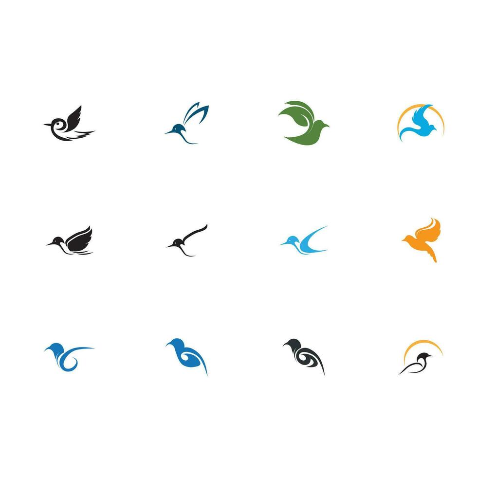 Bird logo images illustration design vector