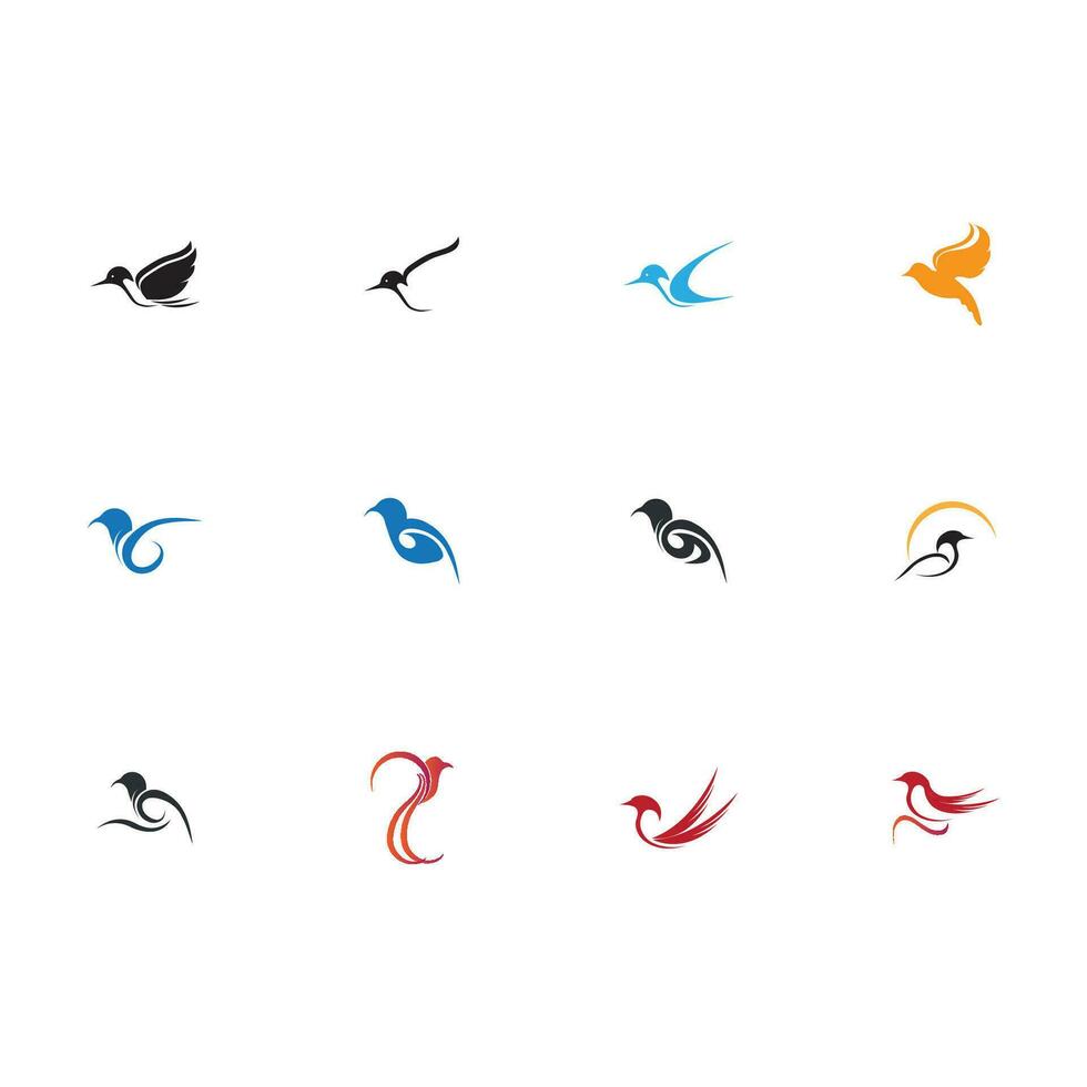 Bird logo images illustration design vector